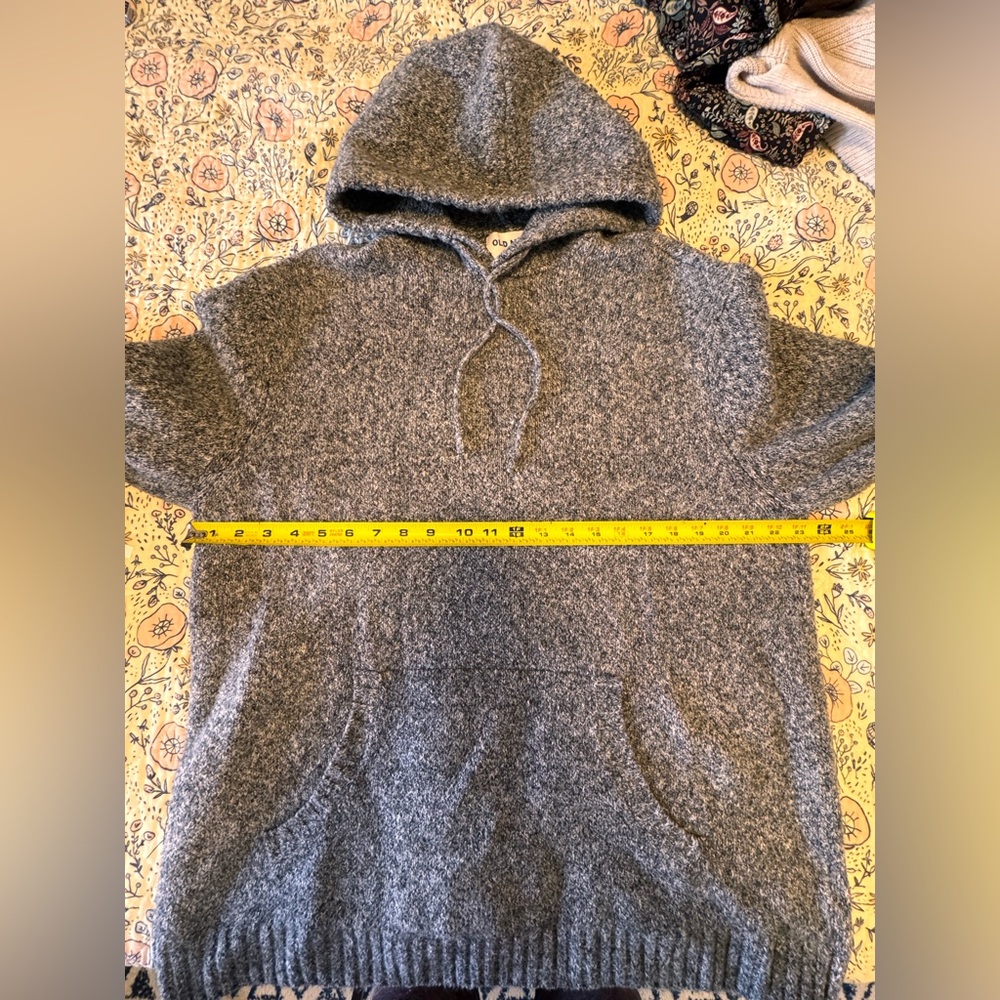 Old Navy Charcoal Hooded Sweater